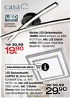LED-Deckenleuchte JAMBO oder LED-Deckenleuchte CLIPPER III im Angebot bei Ostermann in Mülheim LED-Deckenleuchte JAMBO oder LED-Deckenleuchte CLIPPER III Angebote von Casa Nova bei Ostermann Mülheim für 19,90 €