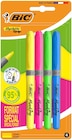BIC - 4 surligneurs Highlighter Grip - couleurs assorties à Bureau Vallée dans Milly BIC - 4 surligneurs Highlighter Grip - couleurs assorties à Bureau Vallée dans Milly
