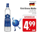 Wodka im EDEKA Prospekt Wodka von Fürst Uranov im aktuellen EDEKA Prospekt für 4,99 €