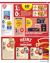Promos Couscous dans le catalogue "Vague de fraîcheur sur votre budget" de E.Leclerc à la page 41 Promos Couscous dans le catalogue "Vague de fraîcheur sur votre budget" de E.Leclerc à la page 41