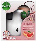 Distributeur automatique No Touch’ lavant pour mains parfum pamplemousse - Dettol en promo chez Cora Livry-Gargan à 5,27 €