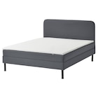Aktuelle Bett Angebote bei IKEA in Aachen Aktuelles Boxbett komplett mittelfest/Kabusa dunkelgrau 140x200 cm Angebot bei IKEA in Aachen ab 485,00 €