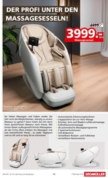 Segmüller Massagesessel im Prospekt 