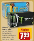 Energy Drink von Monster im aktuellen REWE Prospekt für 7,99 €