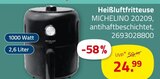 Heißluftfritteuse MICHELINO 20209, von  im aktuellen ROLLER Prospekt für 24,99 €