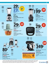 Promos Blender dans le catalogue "Spécial Arts Ménagers" de E.Leclerc Blender en promo dans le catalogue E.Leclerc à la page 7