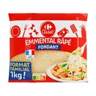 Emmental râpé fondant "Format familial" - CARREFOUR CLASSIC' en promo chez Carrefour Calais à 8,00 €