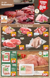 Bio Geflügel Angebot im aktuellen REWE Prospekt auf Seite 13