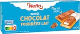 Barres Chocolat Fourrées Lait - NETTO en promo chez Netto Grigny à 1,75 €