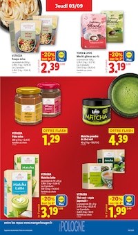 Promotion Soupe Miso dans le prospectus Lidl, valable du 03/09/2026 au 09/09/2026 Promo Soupe Miso dans le catalogue Lidl du moment à la page 31