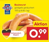 Bockwurst bei Netto Marken-Discount im Wolfratshausen Prospekt für 0,99 €