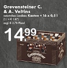 Aktuelle Veltins Angebote bei TOP Getränke in Meerbusch Aktuelles Grevensteiner Angebot bei TOP Getränke in Meerbusch ab 14,99 €