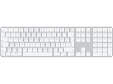 Aktuelles Magic Keyboard mit Touch ID und Ziffernblock, Tastatur, kabelgebunden kabellos, Weiß Angebot bei MediaMarkt Saturn in Würzburg ab 159,99 €