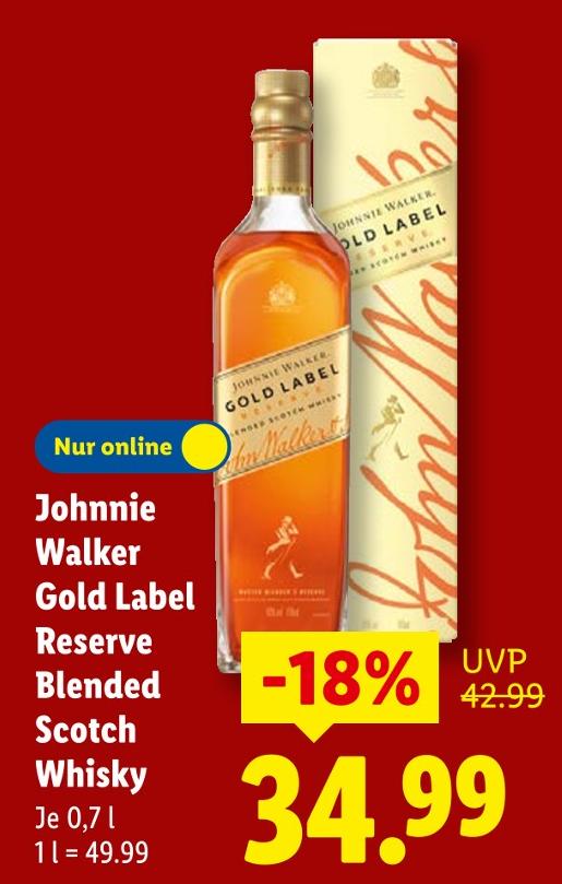 Gold Label Reserve Blended Scotch Whisky