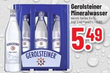 Mineralwasser Angebote von Gerolsteiner bei Trinkgut Saarlouis für 5,49 €