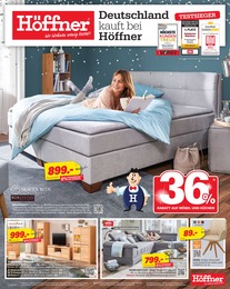 Höffner Prospekt für Lübbenau mit 8 Seiten Höffner Prospekt für Lübbenau: Deutschland kauft bei Höffner, 8 Seiten, 01.02.2023 - 14.02.2023