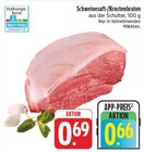 Schweinesaft-/Krustenbraten bei EDEKA im Prospekt "" für 0,66 €