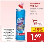WC-Gel Angebote von Domestos bei Netto Marken-Discount Wuppertal für 1,69 €