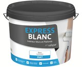 Peinture(d) murs et plafonds express blanc lumineux mat 10 L - Valspar - Castorama à Marseille Peinture(d) murs et plafonds express blanc lumineux mat 10 L - Valspar en promo chez Castorama Marseille à 22,90 €