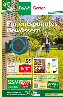 Aktueller BayWa Bau- und Gartenmärkte Prospekt für Gomaringen und Ungebung, Seiten zum blättern BayWa Bau- und Gartenmärkte Prospekt Für entspanntes Bewässern mit Seiten in Gomaringen und Umgebung