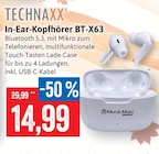 In-Ear-Kopfhörer BT-X63 Angebote von TECHNAXX bei Kaufhaus Stolz Kiel für 14,99 €