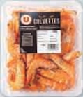 Crevette entière cuite - U en promo chez Super U Dunkerque à 3,60 €