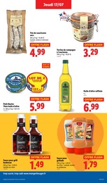 Prix et réduction Conserve de thon dans le prospectus Lidl en cours Offre Conserve de thon dans le catalogue Lidl du moment à la page 21