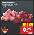 Netto Marken-Discount Freiberg - Gulasch gemischt Angebot im Prospekt Gulasch gemischt bei Netto Marken-Discount im Freiberg Prospekt für 9,99 €