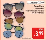 Damen/Herren Sonnenbrille im Angebot bei Marktkauf in Plauen Damen/Herren Sonnenbrille Angebote von StreetGear bei Marktkauf Plauen für 3,99 €
