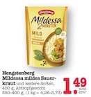 Mildessa mildes Sauerkraut im Angebot bei E center in Offenbach Mildessa mildes Sauerkraut Angebote von Hengstenberg bei E center Offenbach für 1,49 €