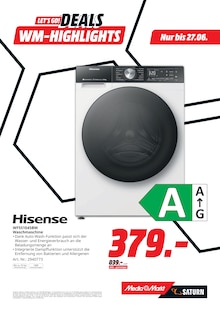 Waschmaschine im MediaMarkt Saturn Prospekt "LET'S GO! DEALS WM-HIGHLIGHTS" mit 22 Seiten (Duisburg)