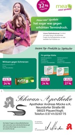 mea - meine apotheke Apotheken Prospekt der aktuellen Woche mit 4 Seiten, gültig von 01.09.2026 bis 30.09.2026, in Plauen und Umgebung Aktueller mea - meine apotheke Apotheken Prospekt in Plauen und Umgebung, "Unsere September-Angebote" mit 4 Seiten, 01.09.2026 - 30.09.2026