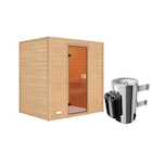 Karibu Sauna Selena mit Ofen intergrierte Stg.Natur bei OBI im Göppingen Prospekt für 1.199,00 €