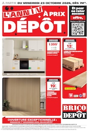 Catalogue Brico Dépôt à Nice "L'ANNIV À PRIX DÉPÔT", 12 pages, 23/10/2026 - 05/11/2026 Prospectus Brico Dépôt à Nice "L'ANNIV À PRIX DÉPÔT", 12 pages, 23/10/2026 - 05/11/2026