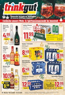 Trinkgut Prospekt der Woche "Aktuelle Angebote" Seite 1, 08.12.2025 bis 13.12.2025 für Lage Aktueller Trinkgut Prospekt "Aktuelle Angebote" Seite 1 von 18 Seiten für Lage