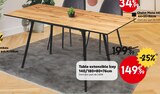 Table extensible Icey 140/180x80x76cm dans le catalogue Maxi Bazar