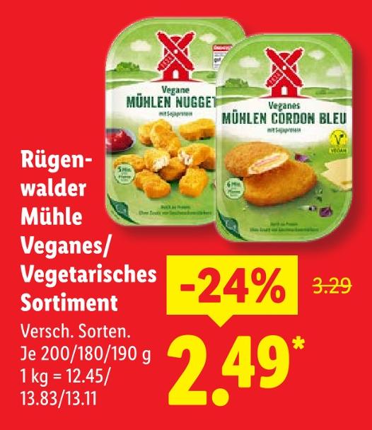 Veganes/ Vegetarisches Sortiment