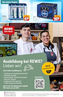 Mineralwasser im REWE Prospekt "Dein Markt" mit 32 Seiten (Duisburg)