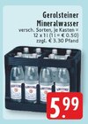 Mineralwasser Angebote von Gerolsteiner bei E center Borken für 5,99 €
