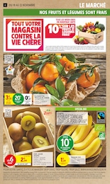 Prix et réduction Kiwi dans le prospectus Intermarché Super en cours Offre Kiwi dans le catalogue Intermarché Super du moment à la page 4
