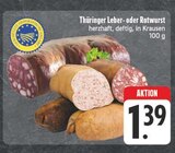 Thüringer Leberwurst Angebote bei EDEKA Leipzig für 1,39 €
