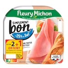 Jambon Simplement Bon - FLEURY MICHON en promo chez Carrefour Market Jambon Simplement Bon - FLEURY MICHON dans le catalogue Carrefour Market