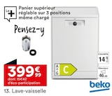 Lave-vaisselle - BEKO en promo chez But Lave-vaisselle - BEKO dans le catalogue But
