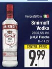 Wodka im EDEKA Prospekt Vodka von Smirnoff im aktuellen EDEKA Prospekt für 9,99 €