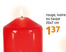 Action Vaujours - Bougie cylindrique Promo Bougie cylindrique dans le catalogue Action "Petits prix, grands sourires" à Vaujours