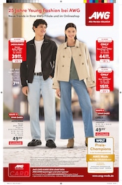 Aktueller AWG Prospekt mit Jeans, "25 Jahre Young Fashion bei AWG", Seite 1