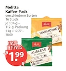 Kaffee-Pads Angebote von Melitta bei V-Markt Memmingen für 1,99 €