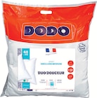 Lot de 2 oreillers douceur - DODO - Intermarché Super à Noisy-le-Grand Lot de 2 oreillers douceur - DODO en promo chez Intermarché Super Noisy-le-Grand à 11,45 €