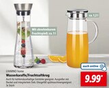 Wasserkaraffe oder Fruchtsaftkrug von LIVARNO home im aktuellen Lidl Prospekt für 9,99 €