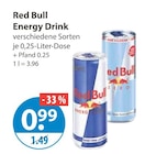 Energy Drink von Red Bull im aktuellen V-Markt Prospekt für 0,99 €